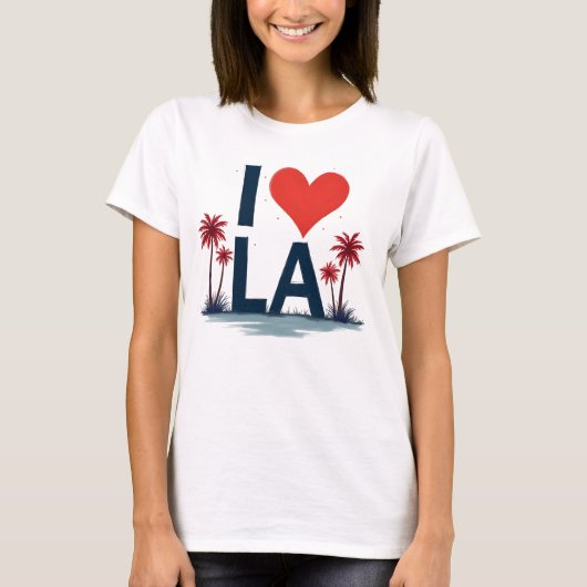 T-shirt J'aime LA (Devant)