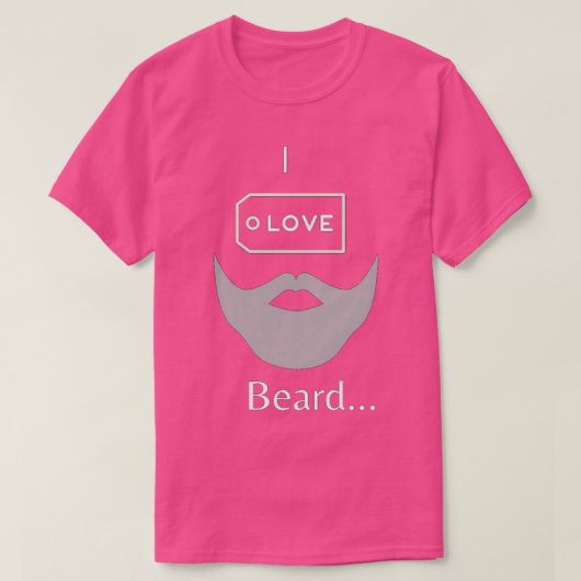 T-shirt J'aime la barbe 3 (Design devant)