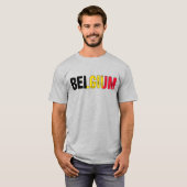 T-shirt J'aime la Belgique (Devant entier)
