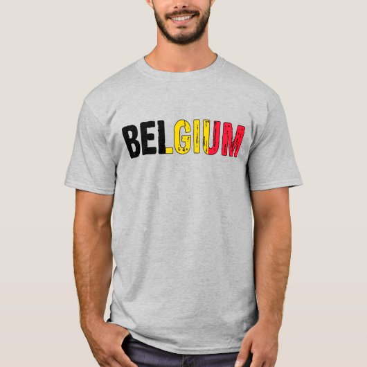 T-shirt J'aime la Belgique (Devant)