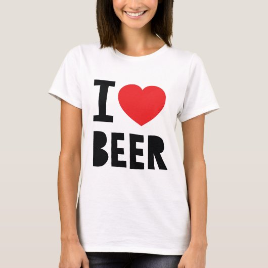 T-shirt J'aime la bière (Devant)