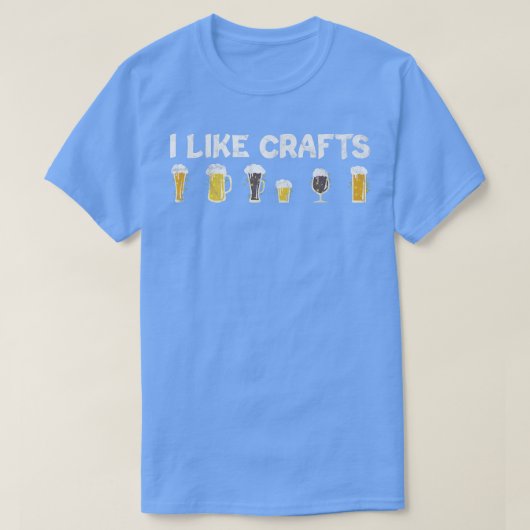 T-shirt J'Aime La Bière Artisanale Boire  (Design devant)