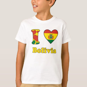 T-shirt J'aime la Bolivie