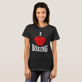 T-shirt J'aime la boxe, pour les boxeurs et les fans Pullo (Devant entier)