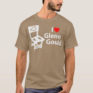 T-shirt J'aime la chaise Glenn Gould