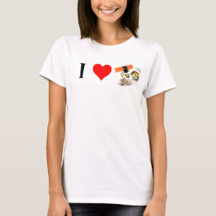 T-shirt J'aime la chemise de sushi