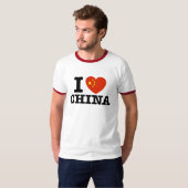 T-shirt J'aime la Chine (Devant entier)