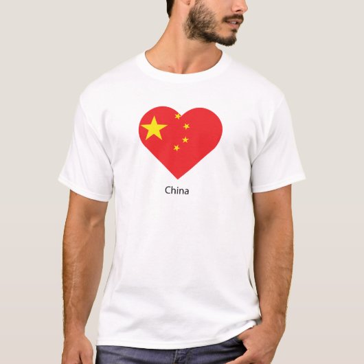 T-shirt J'aime la Chine (Devant)