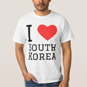T-shirt J'aime la Corée du Sud