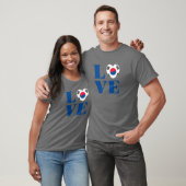 T-shirt J'aime la Corée du Sud (Unisexe)
