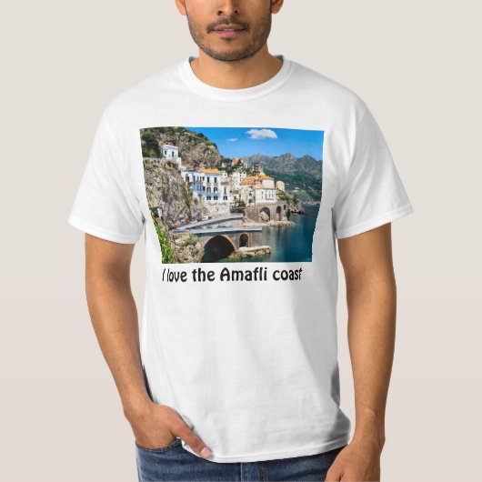 T-shirt J'aime la côte d'Amalfi (Devant)