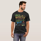 T-shirt J'aime la couture de fête (Devant entier)