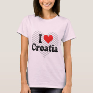 T-shirt J'aime la Croatie