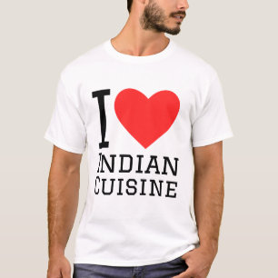 T-shirt J'aime la cuisine indienne