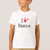 T-shirt J'aime la danse (Devant)