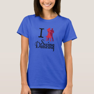 T-shirt J'aime la danse d'oscillation