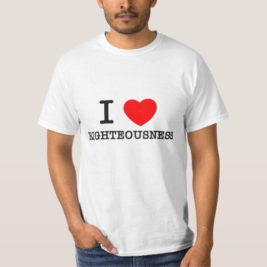 T-shirt J'aime la droiture (Devant)
