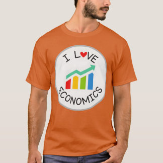 T-shirt J'aime la fille d'économie