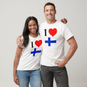 T-shirt J'aime la Finlande (Unisexe)