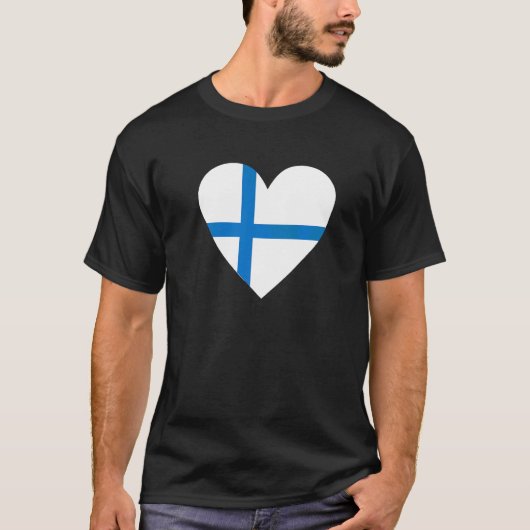 T-shirt J'aime la Finlande (Devant)