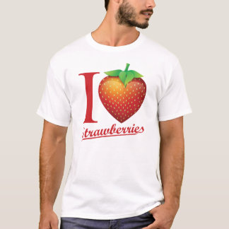T-shirt J'aime la fraise