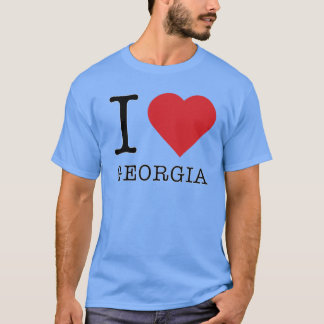 T-shirt J'aime la Géorgie