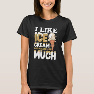 T-shirt J'aime la glace Cookie Dough beaucoup