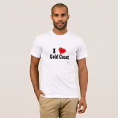 T-shirt J'aime la Gold Coast (Devant entier)