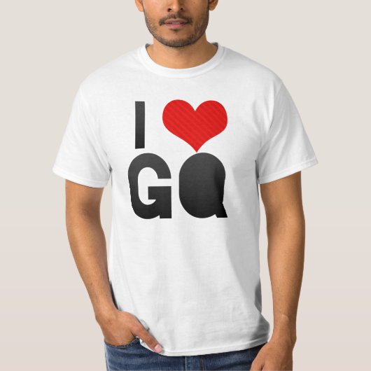T-shirt J'aime la GQ (Devant)