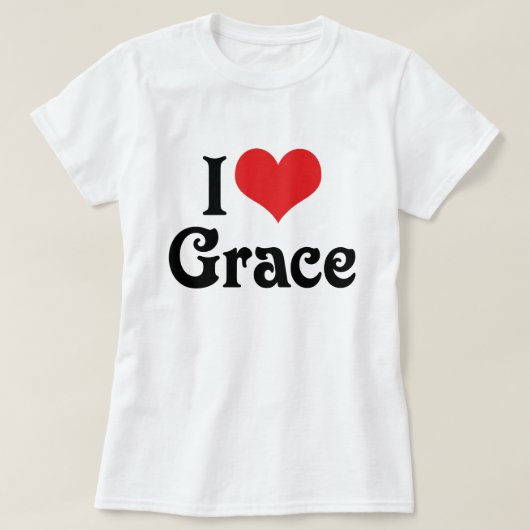 T-shirt J'aime la grâce (Design devant)