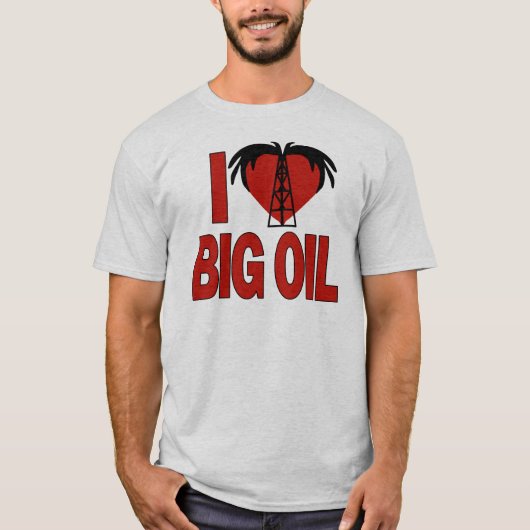 T-shirt J'aime la grande huile (Devant)