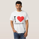 T-shirt J'aime la guadeloupe (Devant entier)