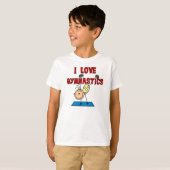 T-shirt J'aime la gymnastique (Devant entier)
