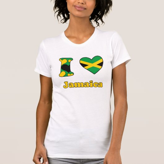 T-shirt J'aime la Jamaïque (Devant)