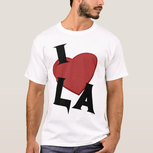 T-shirt J'aime la LA (Devant)