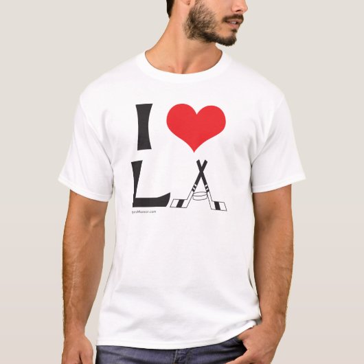 T-shirt J'aime la LA (Devant)