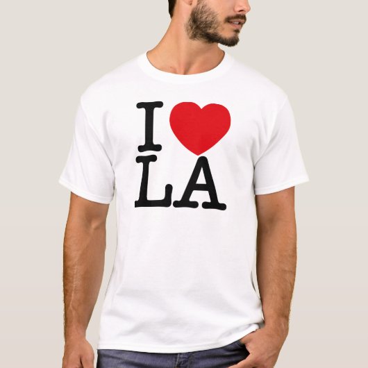 T-shirt J'aime la LA (Devant)