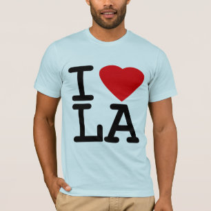 T-shirt J'aime la LA de coeur