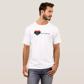 T-shirt J'aime la Libye (Devant entier)