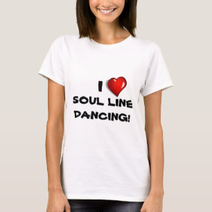 T-shirt J'aime la ligne danse d'âme !