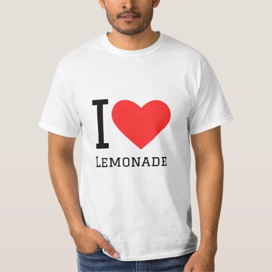 T-shirt J'aime la limonade (Devant)
