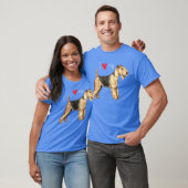 T-shirt J'aime la ma région des lacs Terrier (Unisex)