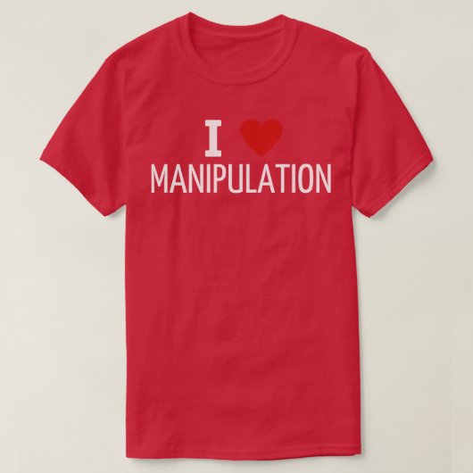 T-shirt j'aime la manipulation 1 (Design devant)