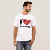 T-shirt J'aime la mécanique (Devant entier)