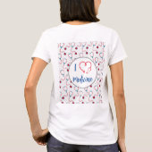 T-shirt "J'aime la médecine" stethoscope médecin cadeau (Dos)