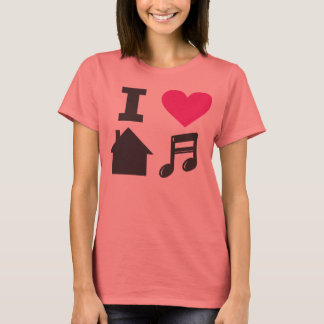 T-shirt J'aime la musique de maison