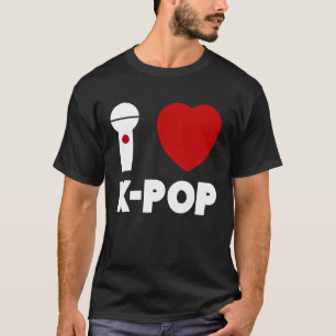 T-shirt J'aime la musique K Pop Kpop