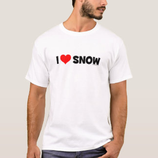 T-shirt J'aime la neige