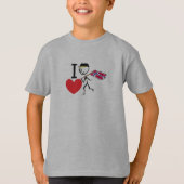 T-shirt J'aime la Norvège (Devant)