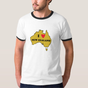T-shirt J'aime la Nouvelle Zélande (Australie)